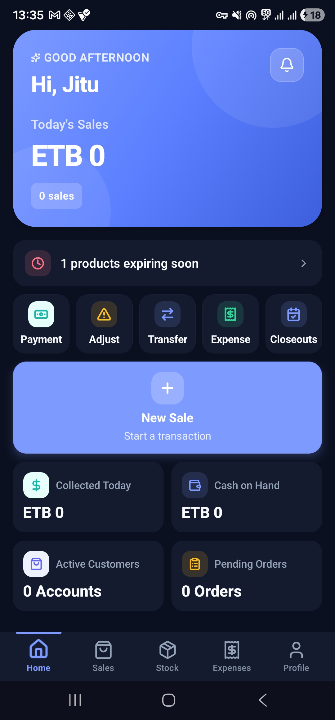 Sales app — Atlas — A logistics platform replacing a fifteen-year-old system.